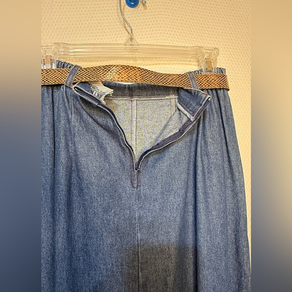 NANCY BOLEN CITY GIRL VINTAGE DENIM SKIRT - Picture 5 of 8